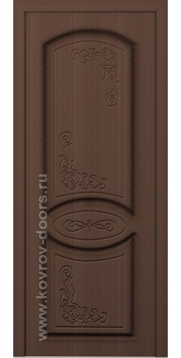 Дверь деревянная межкомнатная Муза венге ПГ